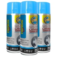 450 Ml HERIOS 3 f'1 Spray Lubrikanti White Lithium Crease Spray Lubrikanti White Lithium Crease